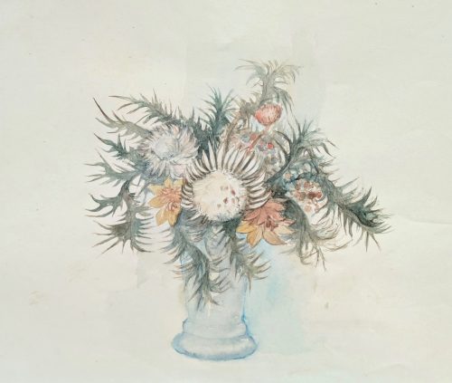 Disteln-in-Vase