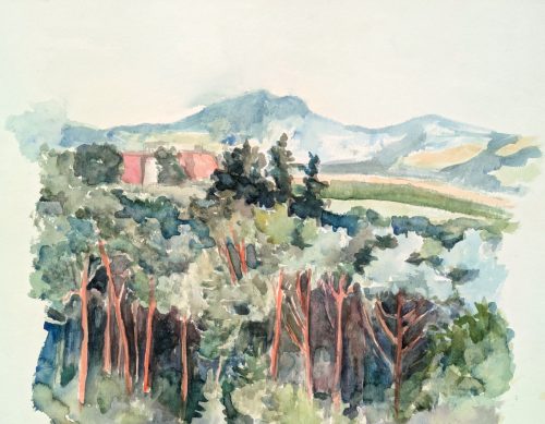 Landschaft-mit-Berge