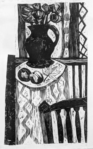 Stilleben-mit-Blumenvase