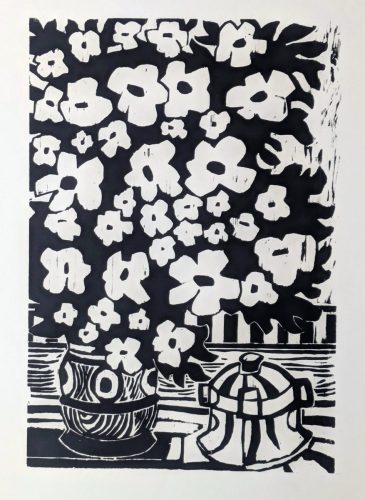 Blumenstudio mit Dose