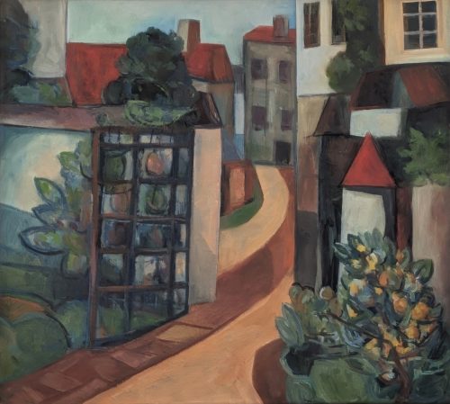 Eingang zur Dorfkirche